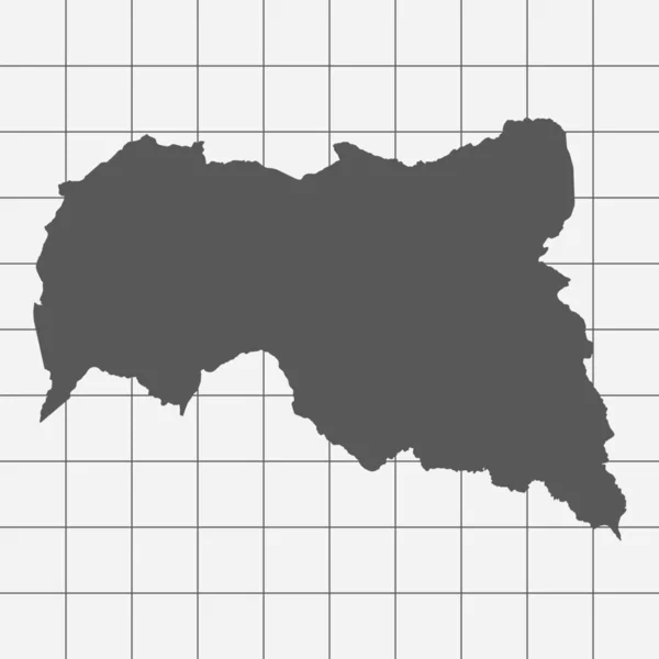 Kvadrerade papper med formen av landet av Centralafricanre — Stockfoto