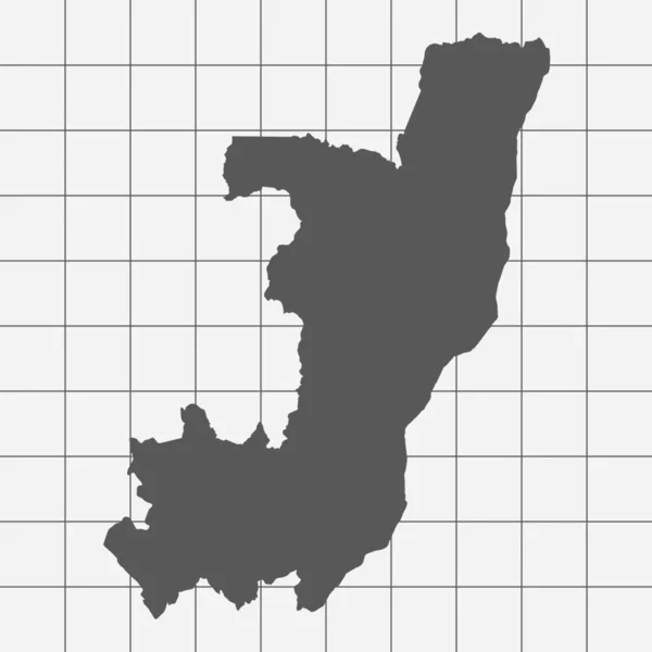 コンゴ民主共和国の形の方眼 — ストックベクタ