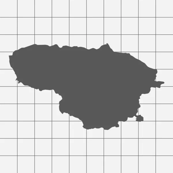 Papel quadrado com a forma do país da Lituânia — Vetor de Stock