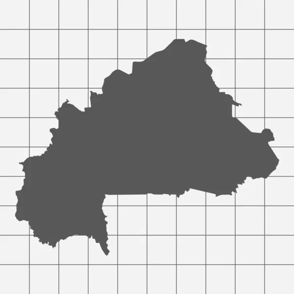 Kwadratów papieru z kształtem kraju Burkinafaso — Wektor stockowy