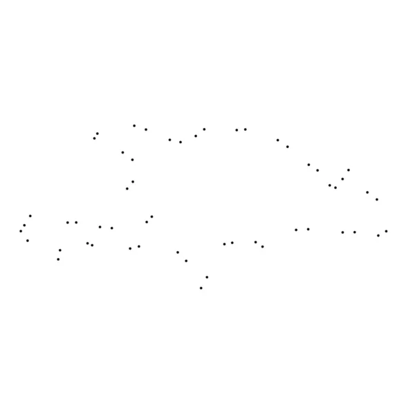 Країна Плямистий контур ізольовано на білому тлі технології Кількість — стоковий вектор