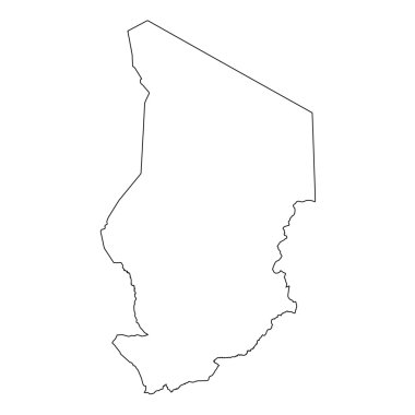 Anahat Çad'ın ülkenin yüksek Detaylı