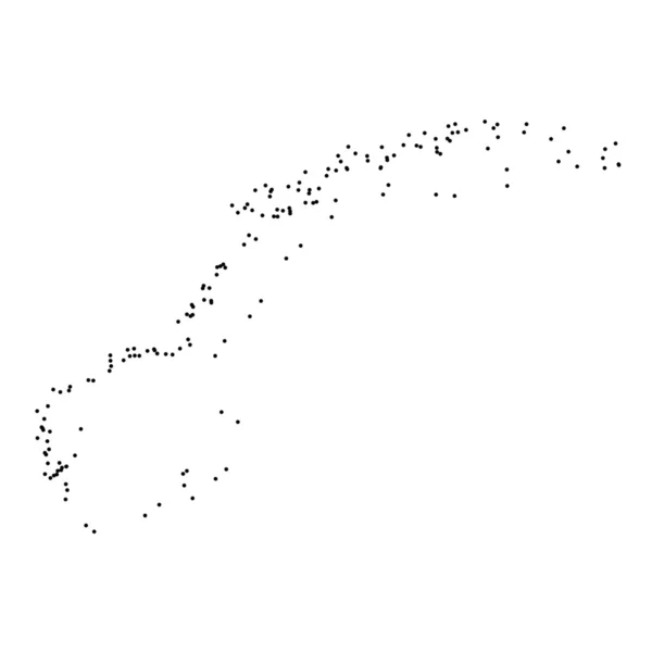 Країна Плямистий контур ізольовано на білому тлі технології Кількість — стоковий вектор