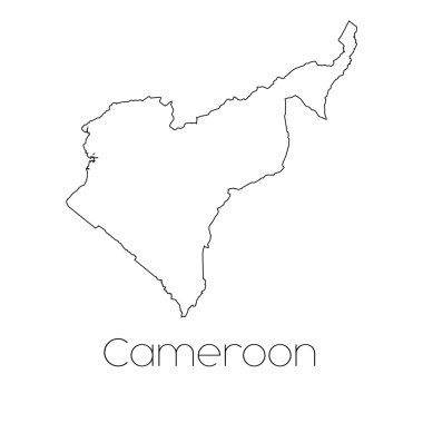 Kamerun ülke özgeçmişlerine izole ülke şekli