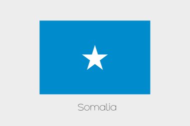 Somali ülkenin adı ile bayrak çizimi