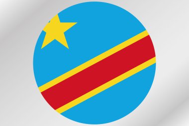 Bayrak çizimi ülkenin bir daire içinde demokratik 