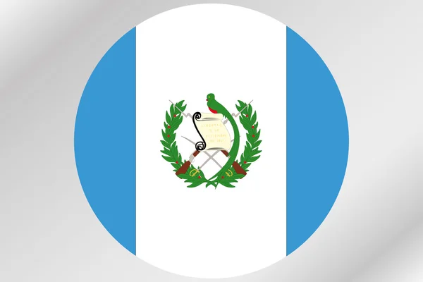 Bandiera Illustrazione all'interno di un cerchio del paese del Guatemala — Foto Stock