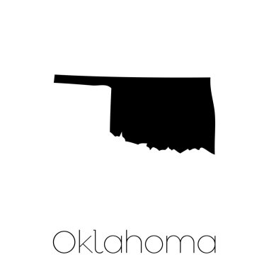 Resimli Oklahoma State şeklinin