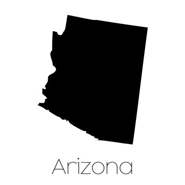 Resimli Arizona State şeklinin