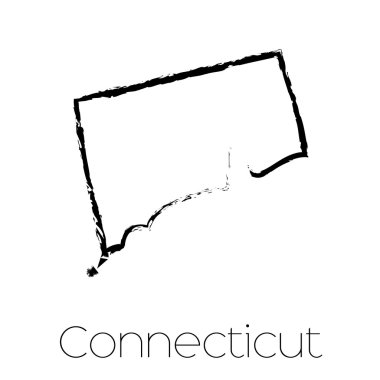 Conneticut devlet karalanmış şekli