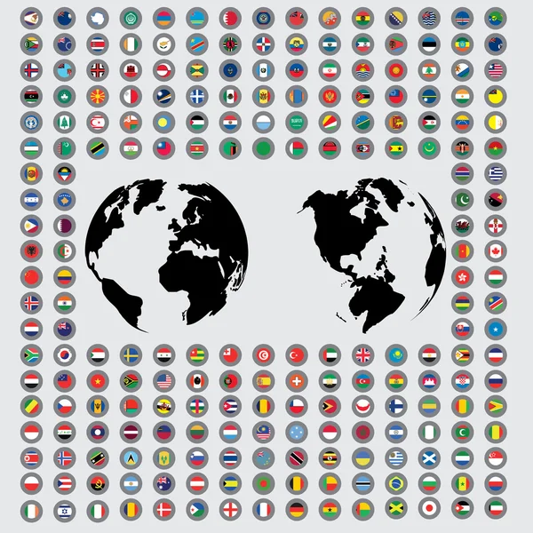 Illustrations of the Flags of the World — Stock Photo, Image