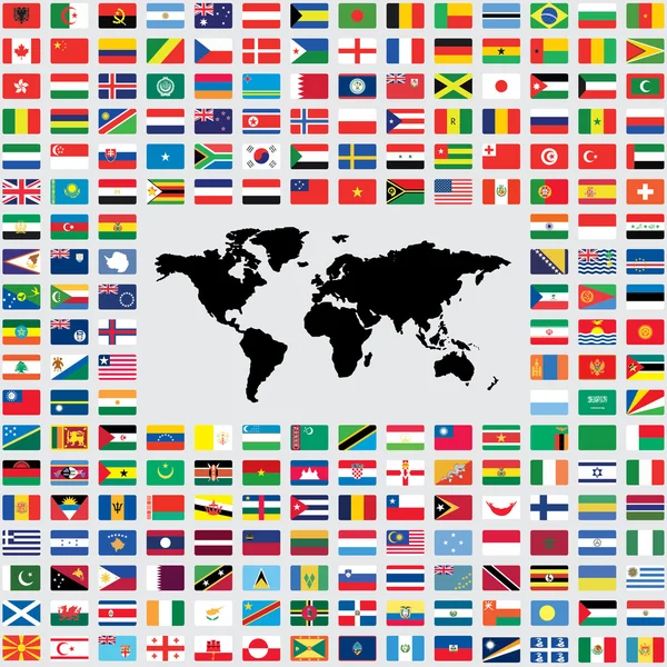 Illustrations of the Flags of the World — Stock Photo, Image