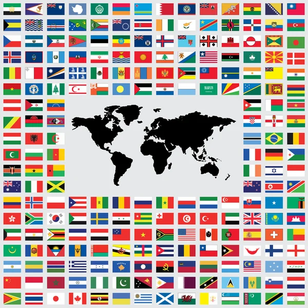 Illustrations of the Flags of the World — Stock Photo, Image