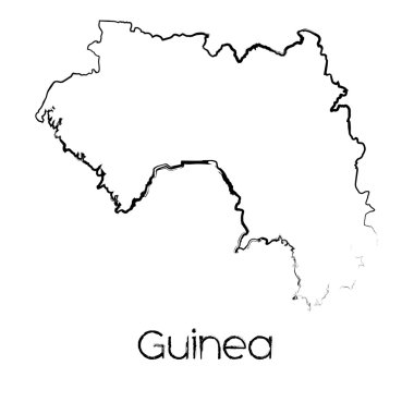 Ülkeye, Gine karalanmış şekli