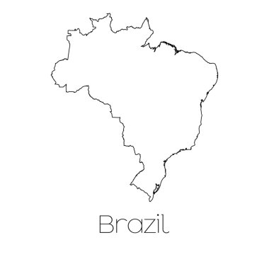Brezilya ülke özgeçmişlerine izole ülke şekli