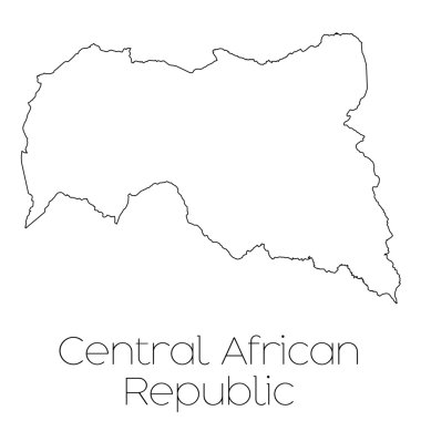 Merkezi a ülkenin arka planda izole ülke şekli