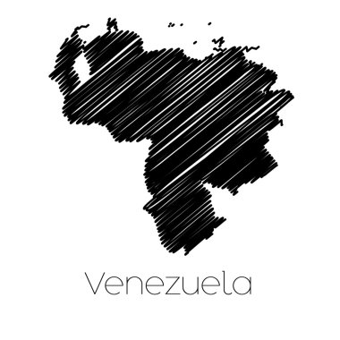 Venezuela ülke karalanmış Haritası