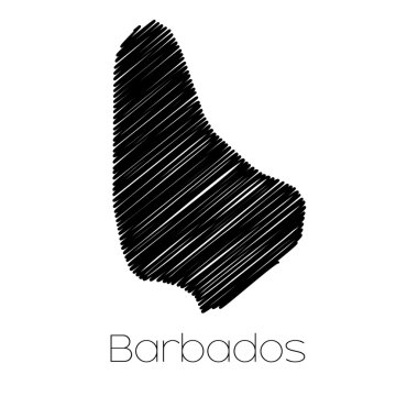 Barbados ülke karalanmış Haritası