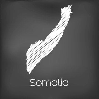 Karalanmış ülke Somali Haritası
