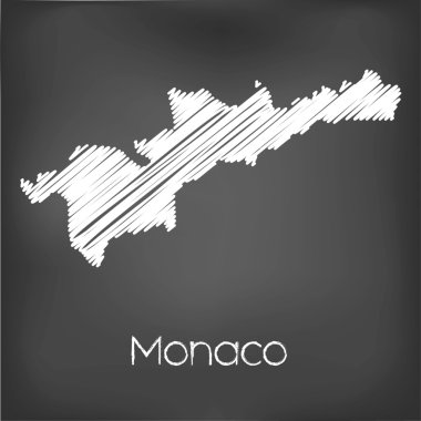 Karalanmış ülke, Monako Haritası