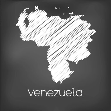 Venezuela ülke karalanmış Haritası