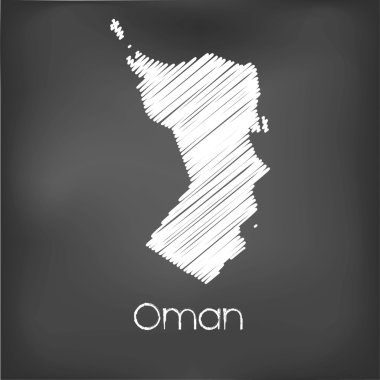 Karalanmış ülke Umman Haritası