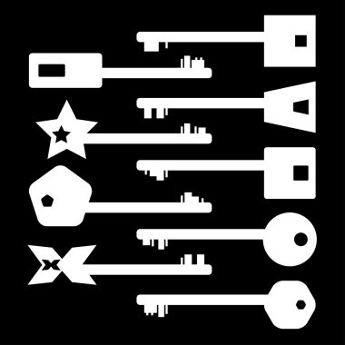  Modern anahtarları, dekoratif eski anahtarları 