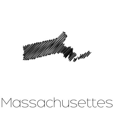 Massachusetts eyalet karalanmış şekli