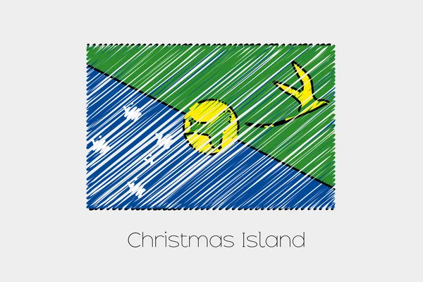 Сценарий "Остров Рождества" — стоковый вектор