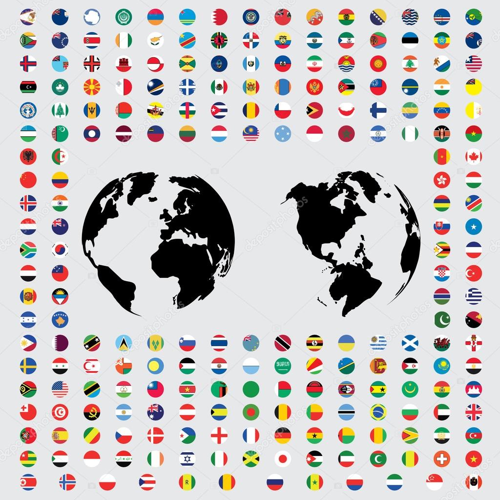 Illustrations of the Flags of the World
