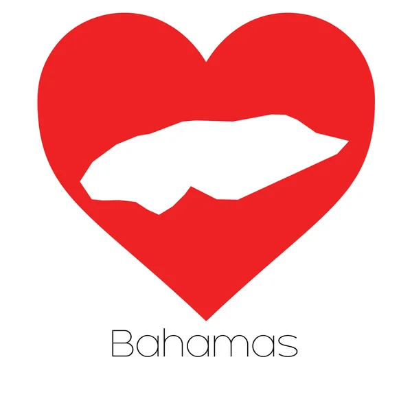 バハマの図形中心イラスト — ストック写真
