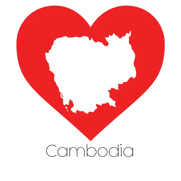 カンボジアの図形中心イラスト — ストック写真