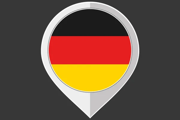 Pointer with the flag of Germany — Stock Photo, Image