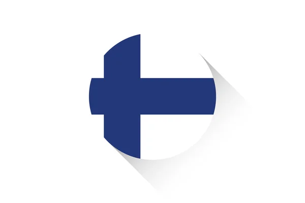 Kerek zászlót árnyék, Finnország — Stock Fotó