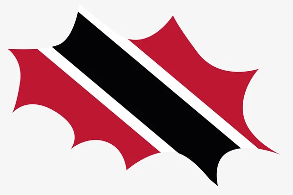 Výbuch vtip vlajka Trinidad a Tobago — Stock fotografie