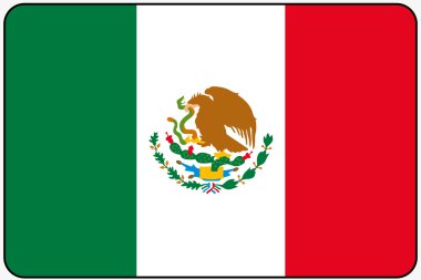 Köşeleri yuvarlatılmış ve siyah dışarı düz tasarlamak bayrak