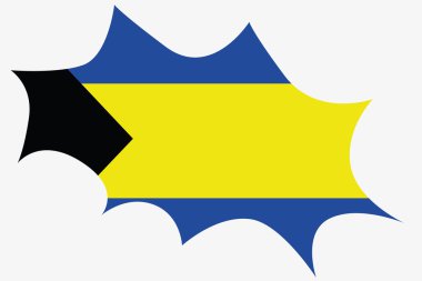 Patlama WIT Bahama Adaları bayrağı