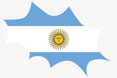 Patlama zekâ Arjantin bayrağı