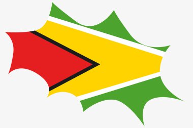 Patlama zekâ Guyana Cumhuriyeti bayrağı