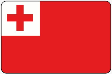 Köşeleri yuvarlatılmış ve siyah dışarı düz tasarlamak bayrak