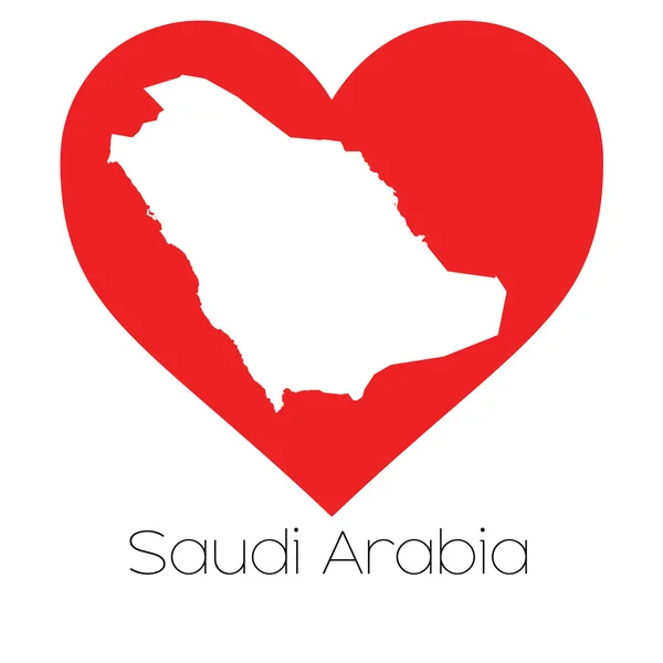 サウジアラビアの図形中心イラスト — ストックベクタ
