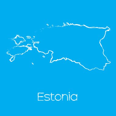 Ülke Estonya Haritası
