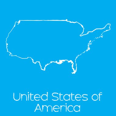 Amerika Birleşik Devletleri ülke Haritası