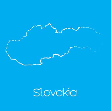 Slovakya'nın ülke Haritası