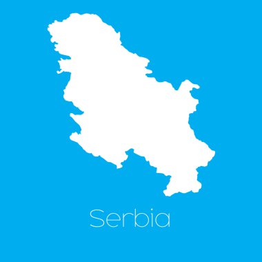 Sırbistan ülke Haritası
