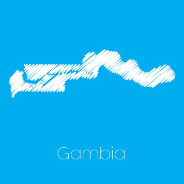 Gambiya ülke Haritası