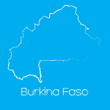 Ülke Burkina Faso Haritası