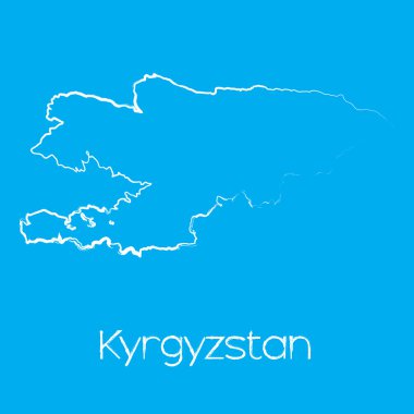 Ülke Kırgızistan Haritası