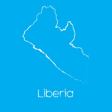 Liberya ülke Haritası