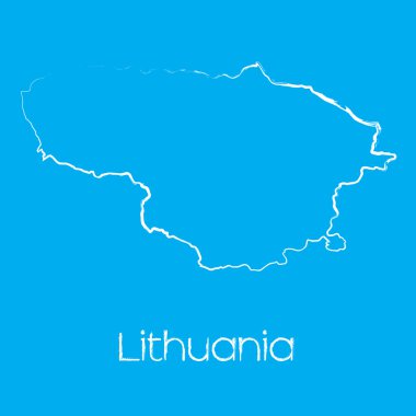 Ülke Litvanya Haritası